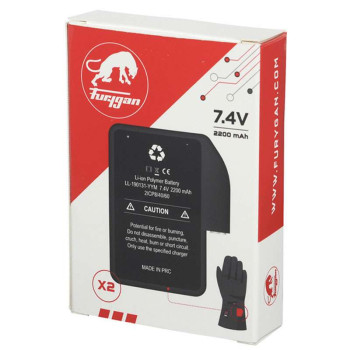 Batteries Furygan 7,4 Volts heated gloves Batteries Furygan 7,4 Volts heated gloves