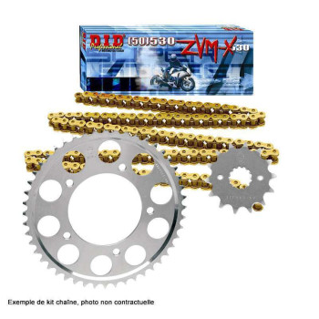 Super heavy-duty motorcycle chain kit DID 525 ZVM-X Gold KTM 990 ADVENTURE