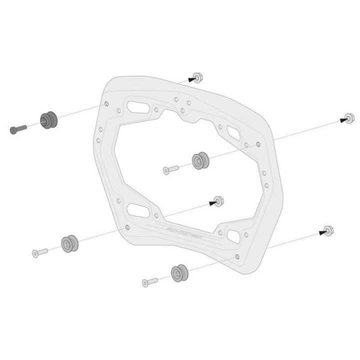 Kit valises SW-Motech AERO ABS 2x25L Honda XL750 Transalp (KFT.01.070.60100/B)