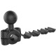 Boule RAM MOUNT tube petite section (9,5 à 16mm) RAM-B-408-37-62U