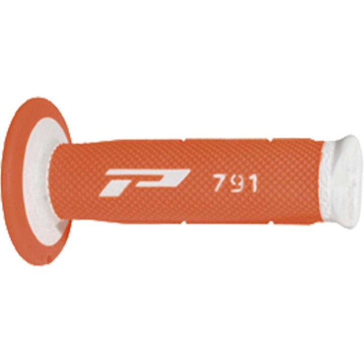 Poignées moto cross ProGrip 791 (Base blanche ou fluo)