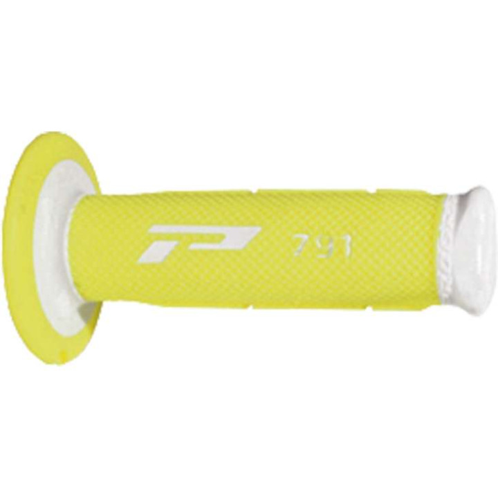 Poignées moto cross ProGrip 791 (Base blanche ou fluo)