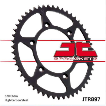 Couronne acier carbone C49 JT 50 dents pas 520 type 897