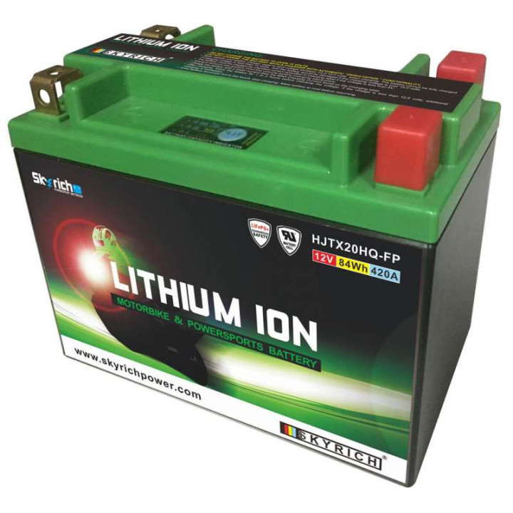 Lithium battery Skyrich HJTX20HQ-FP - YTX24 / YTX20 / YTX18 / YB18 / YB16 / YTX15