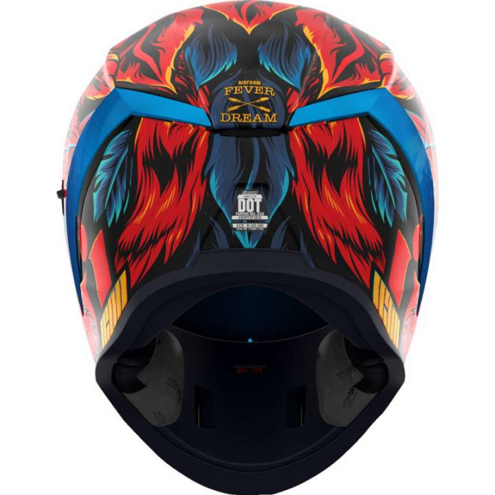 Casque moto Icon AIRFORM FEVER DREAM Rouge