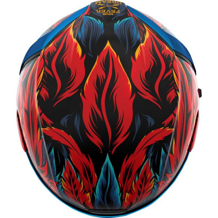 Casque moto Icon AIRFORM FEVER DREAM Rouge