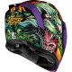 Casque moto Icon AIRFLITE CAT SCRATCH FEVER BLUE