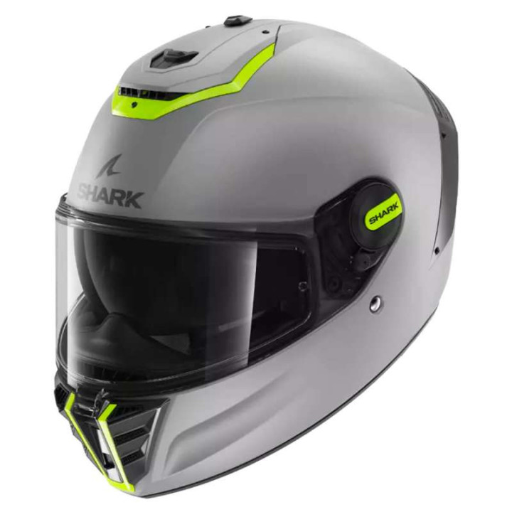 Shark SPARTAN RS BLANK MAT SP SILVER YELLOW motorcycle helmet
