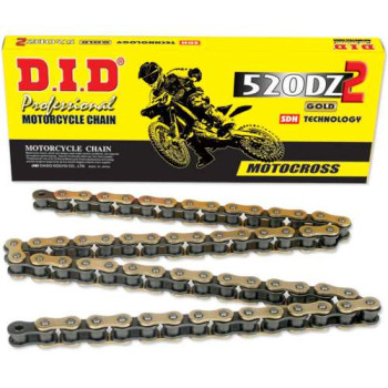 Chaîne transmission DID 520 DZ2 SDH Gold 116 Maillons