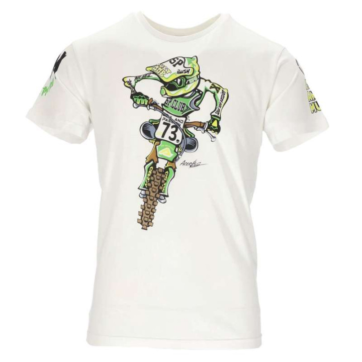 Tee-shirt Acerbis SP CLUB RIDER Blanc
