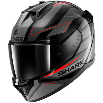 Casque moto Shark D-SKWAL 3 SIZLER Gris/Rouge
