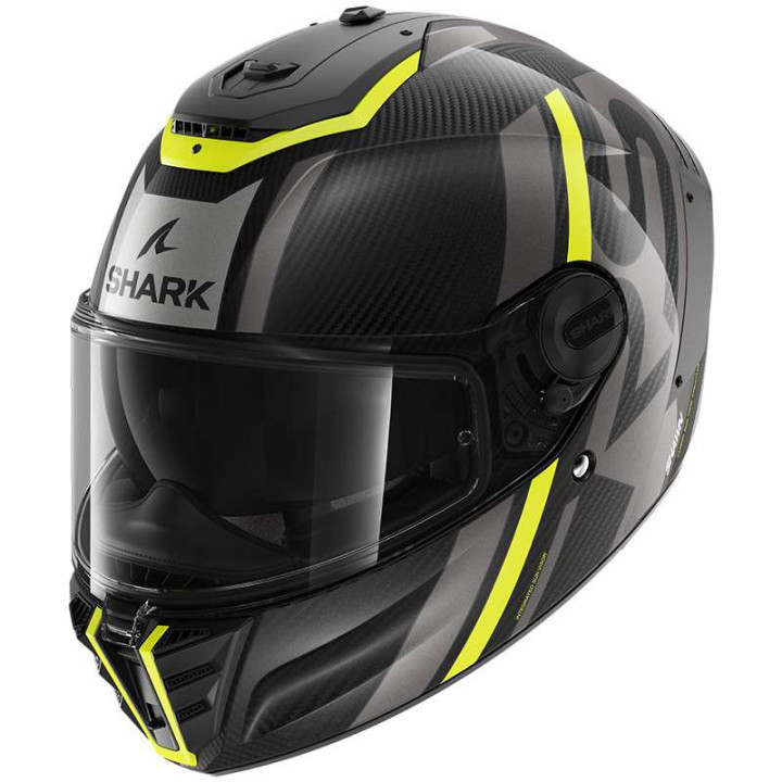 Motorcycle helmet Shark SPARTAN RS CARBON SHAWN Black/Yellow