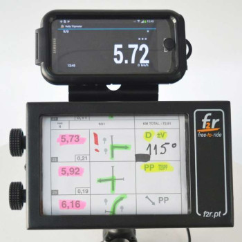 Berceau support pour Roadbook F2R RB730 + GPS ou smartphone