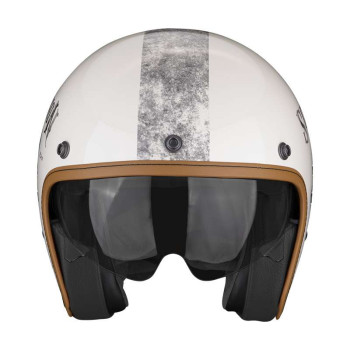 Scorpion BELFAST EVO PIQUE Beige / Black Helmet