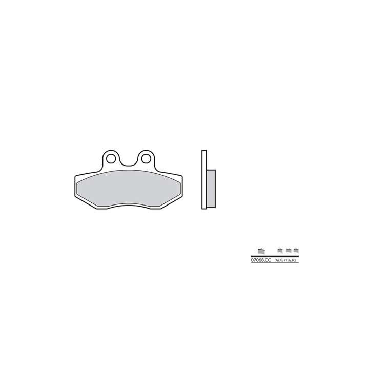 Ceramic Brake Pads BREMBO 07068CC