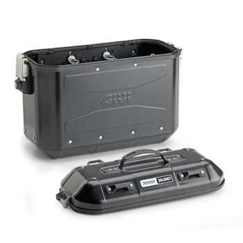 Valises latérales Givi Monokey DOLOMITI Trekker Alu Noir 2x36L