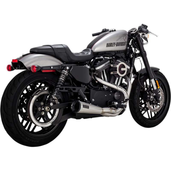 Ligne complète Vance & Hines UPSWEEP inox (27627) Harley SPORTSTER 04-