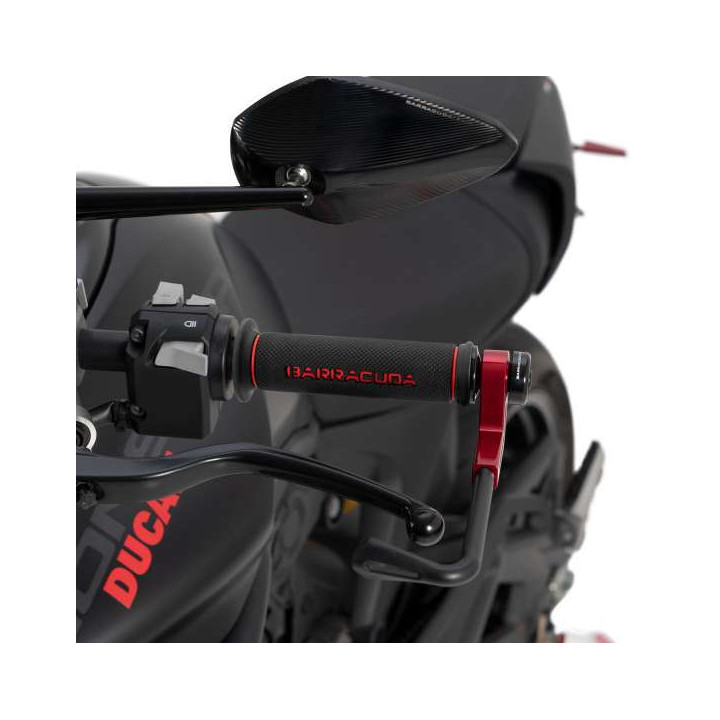 Poignées de guidon moto Barracuda BASIC RACING
