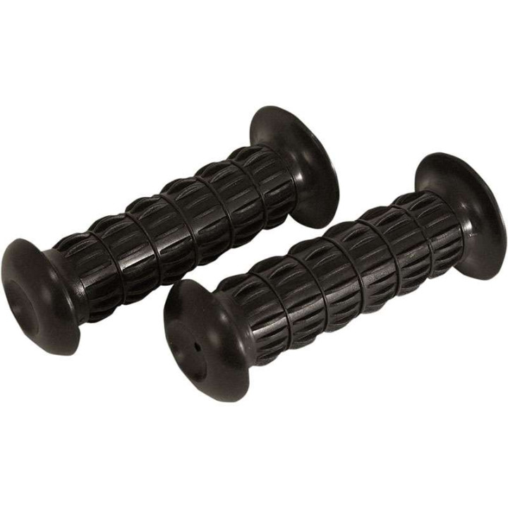 Vintage EMGO KAWASAKI handlebar grips 22 mm Black