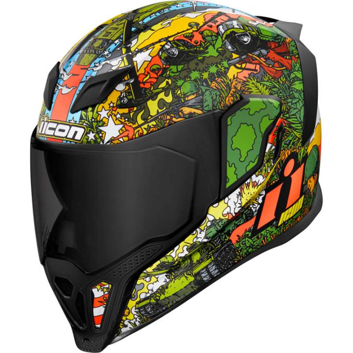 Casque moto Icon AIRFLITE GP23 GREEN