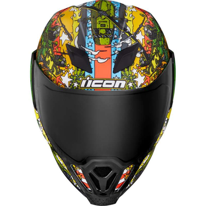 Casque moto Icon AIRFLITE GP23 GREEN
