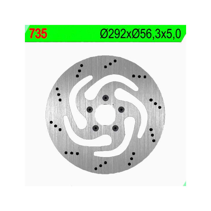 Front brake disc NG 735