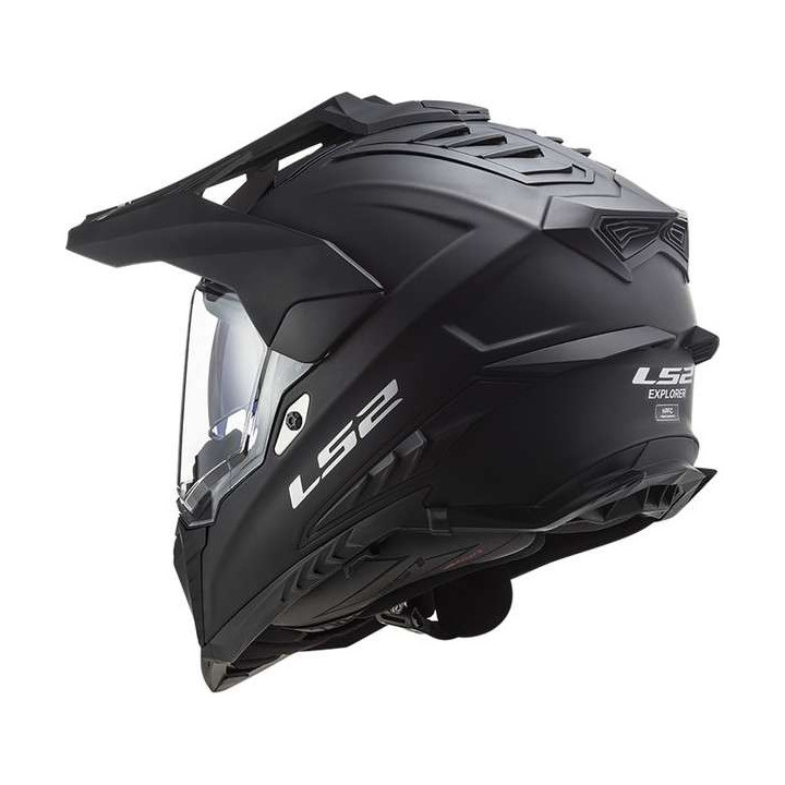 Casque moto LS2 EXPLORER MX701 SOLID Noir mat 22.06
