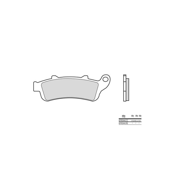 Ceramic Brake Pads BREMBO 07034CC
