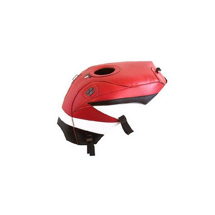 Tapis de réservoir Bagster rouge/deco noire et blanche (1356H) Yamaha FZS600 Fazer