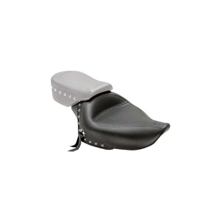 Selle confort Mustang SOLO STUDDED Harley Davidson SPORTSTER 04- (réservoir 17 litres)
