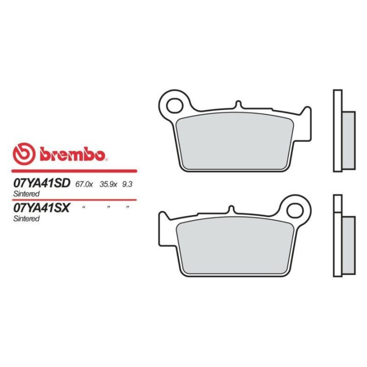 Cross brake pads Brembo 07YA41SD
