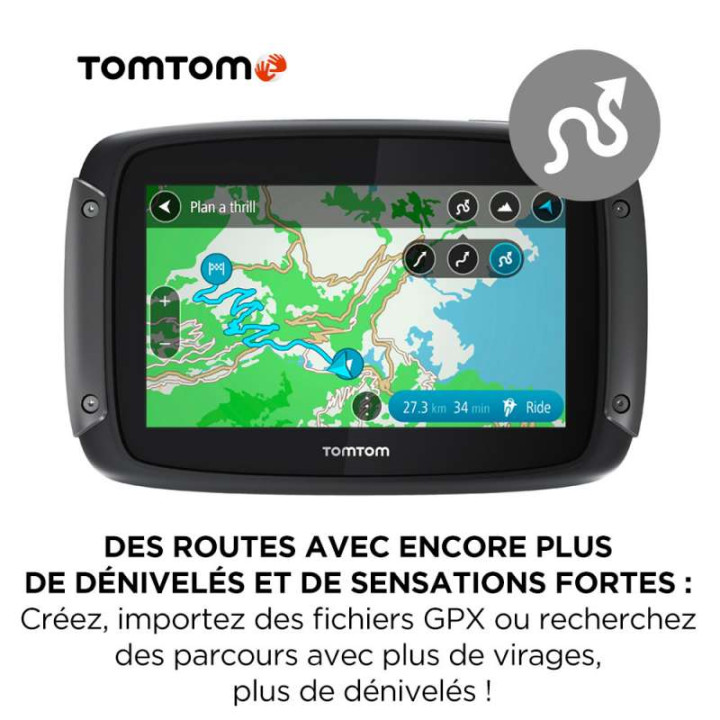 GPS moto TomTom RIDER 550 PREMIUM