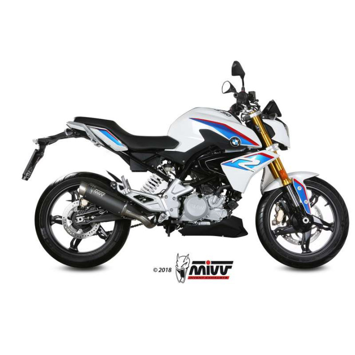 Ligne complète Mivv GP PRO Inox noir (B.032.LXBP) BMW G310R