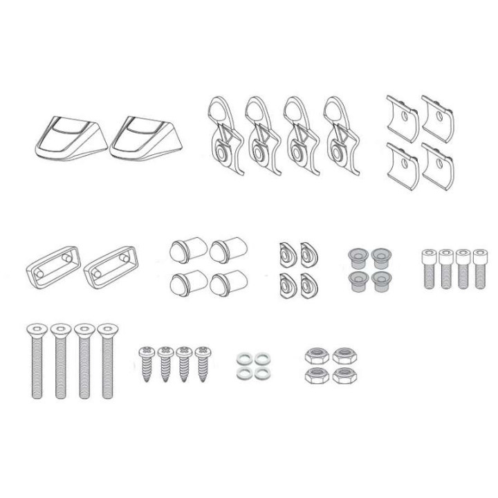 Monokey Givi OFMK adapters for PLO/PLOR brackets