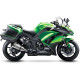 Approved mufflers (x2) LeoVince FACTORY S (14223S) Stainless Kawasaki Z1000SX 17-