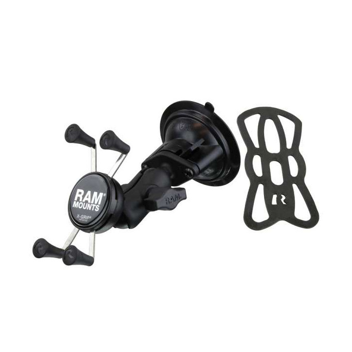 Kit car support suction RAM + short arm + X-Grip