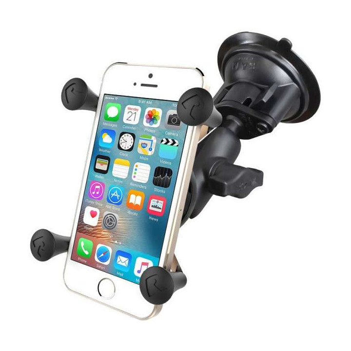 Kit car support suction RAM + short arm + X-Grip