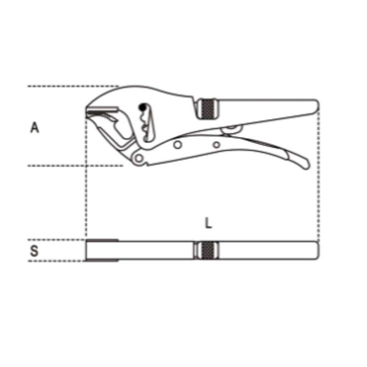 BETA long nose vice pliers