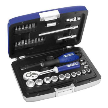 Coffret douilles et cliquet Expert Stanley 1/4 Coffret douilles et cliquet Expert Stanley 1/4