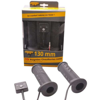 Poignées chauffantes moto Tecnoglobe LUXE 130/22mm Poignées chauffantes moto Tecnoglobe LUXE 130/22mm