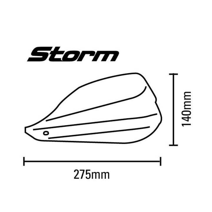BARKBUSTERS STORM handguards (without fixing kit)