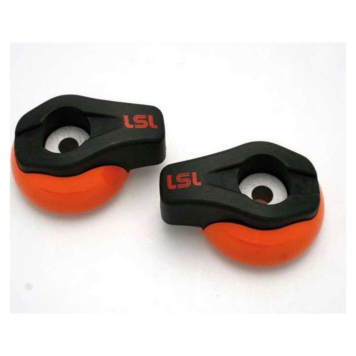Crash pads LSL anodized aluminium
