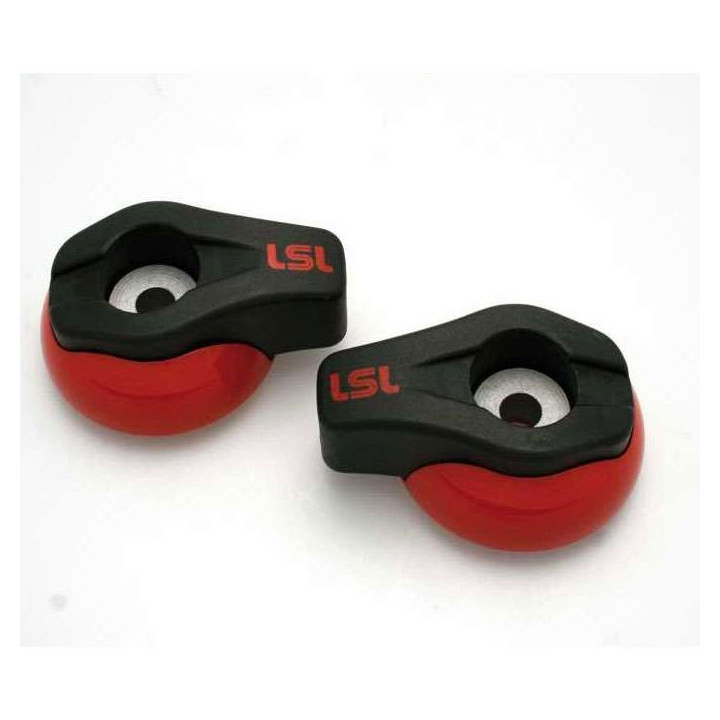 Crash pads LSL anodized aluminium