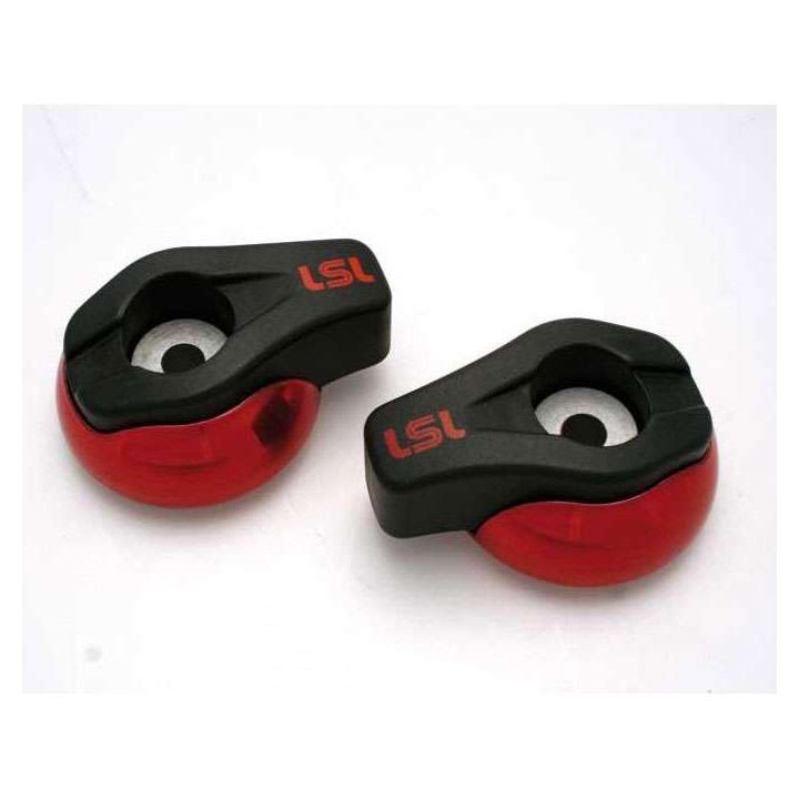 Crash pads LSL anodized aluminium