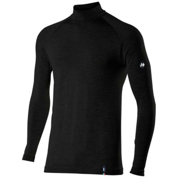 Maillot thermique moto SIXS TS3 MERINOS BLACK
