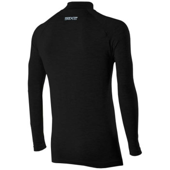 Maillot thermique moto SIXS TS3 MERINOS BLACK