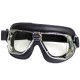 Vintage Nannini CUSTOM sunglasses Black/Chrome, clear lenses