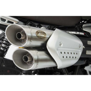 Zard INOX approved muffler Triumph SCRAMBLER 1200