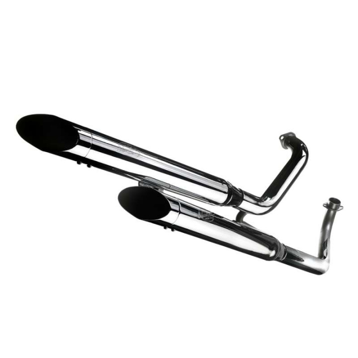 Ligne complète homologuée LeoVince SilverTail K02 (2228) Honda VT600C SHADOW