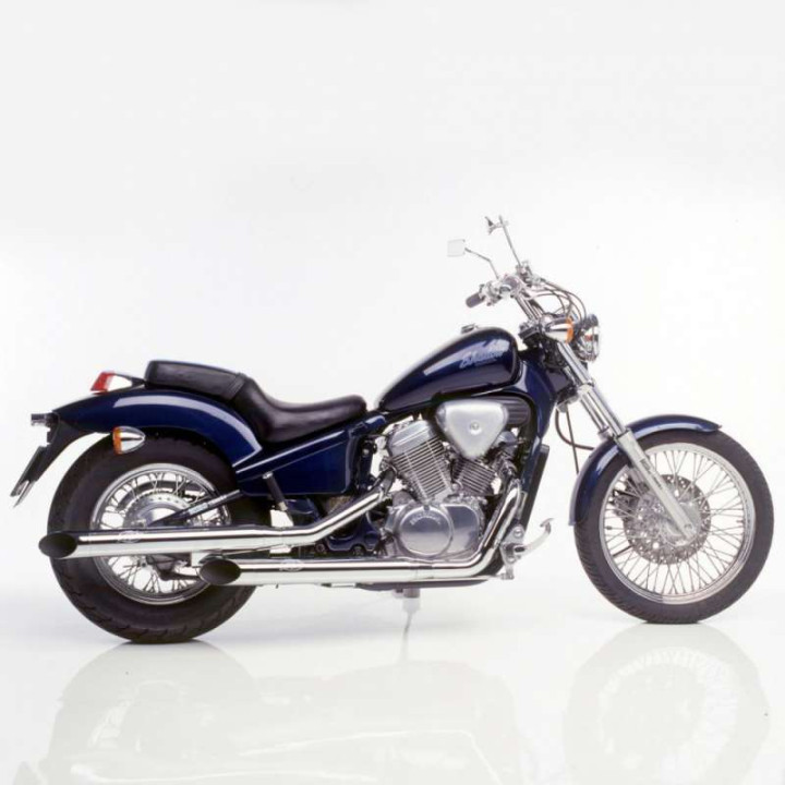 Ligne complète homologuée LeoVince SilverTail K02 (2228) Honda VT600C SHADOW